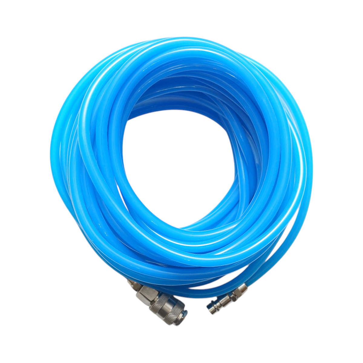Furtun aer compresor 15m PU 5x8mm si cuple rapide universale - imagine 2