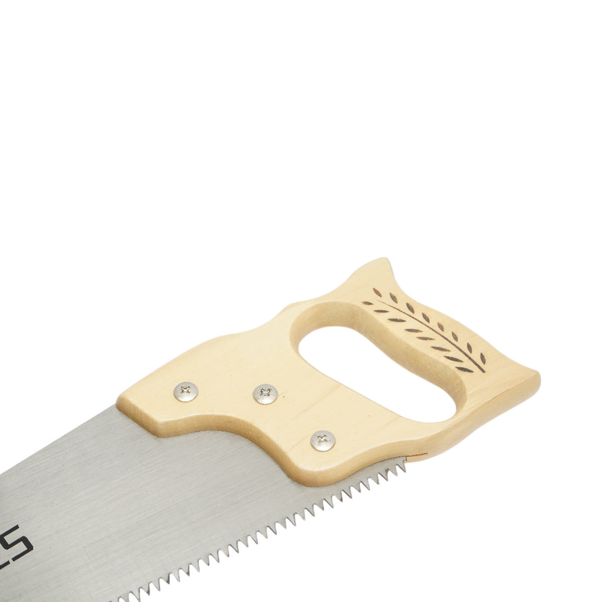 Fierastrau manual lemn profesional 450mm, lama otel, maner lemn - imagine 6