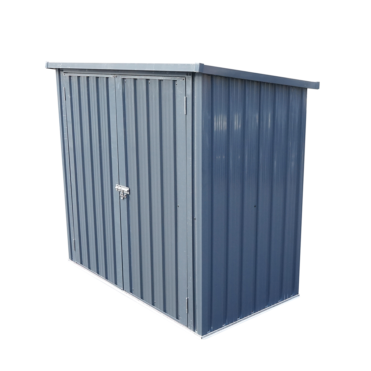 Magazie metalica pubele gunoi 86x147x134cm - imagine 2