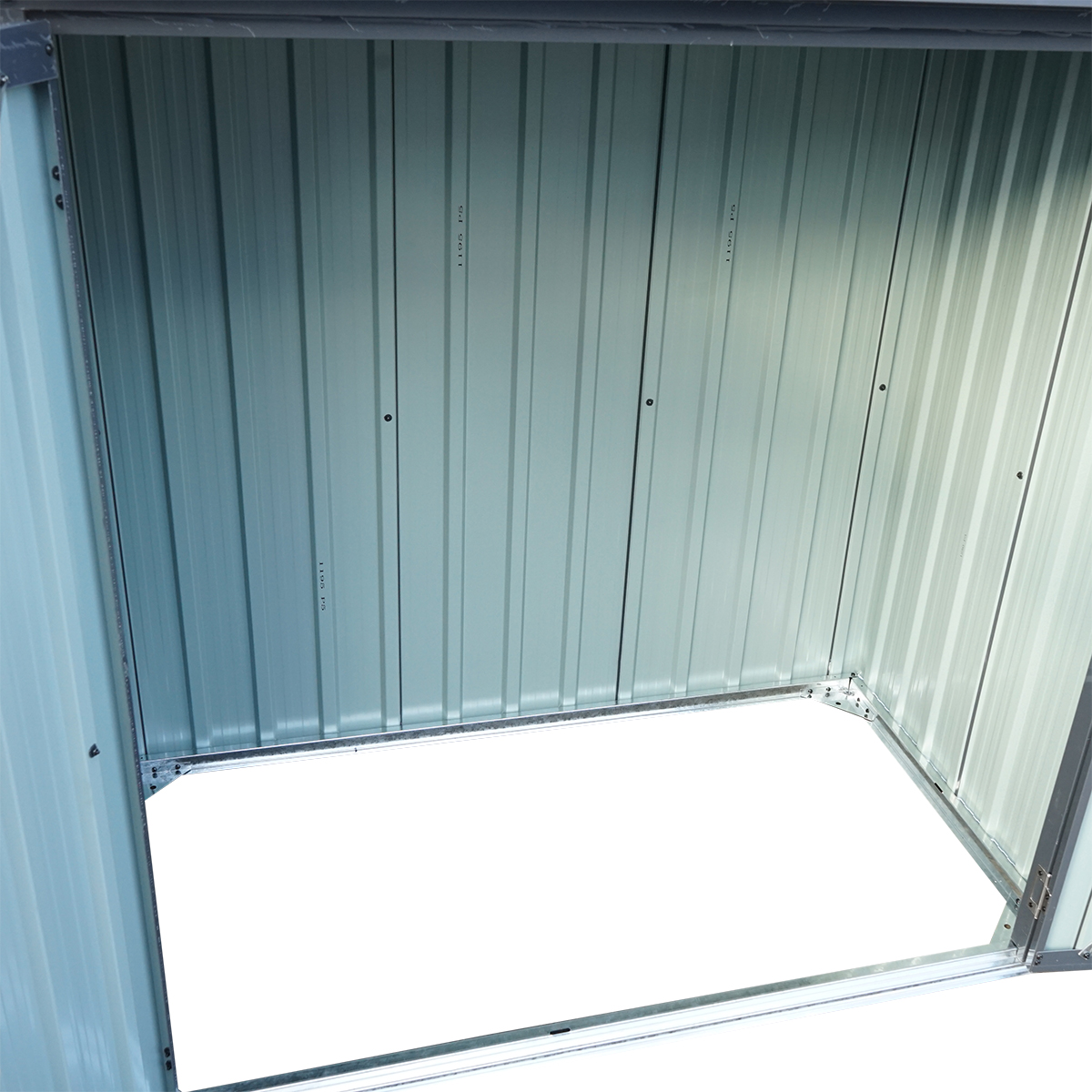 Magazie metalica pubele gunoi 86x147x134cm - imagine 7