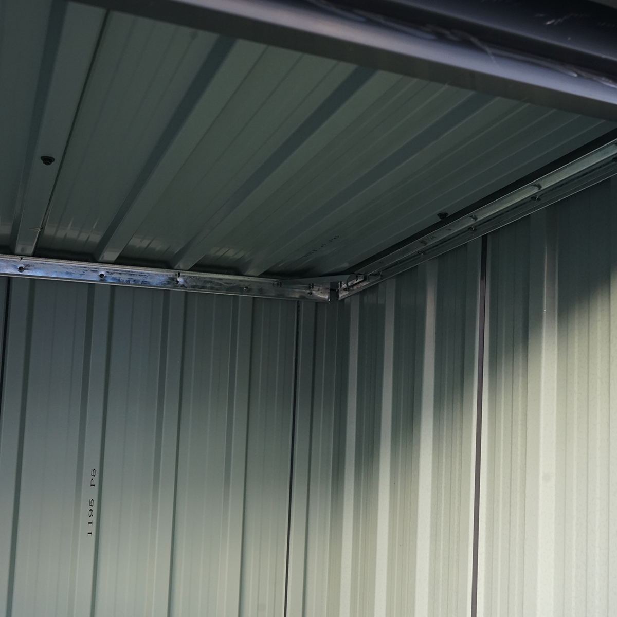 Magazie metalica pubele gunoi 86x147x134cm - imagine 8