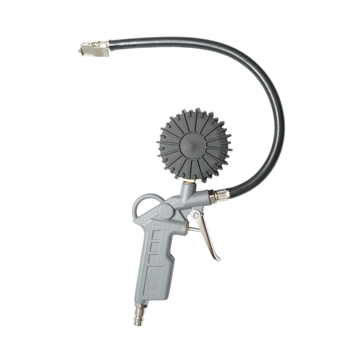 Set 6 piese aer comprimat cu furtun spiralat 5m, pistol umflat, suflat aer, ac mingi si adaptoare - imagine 5