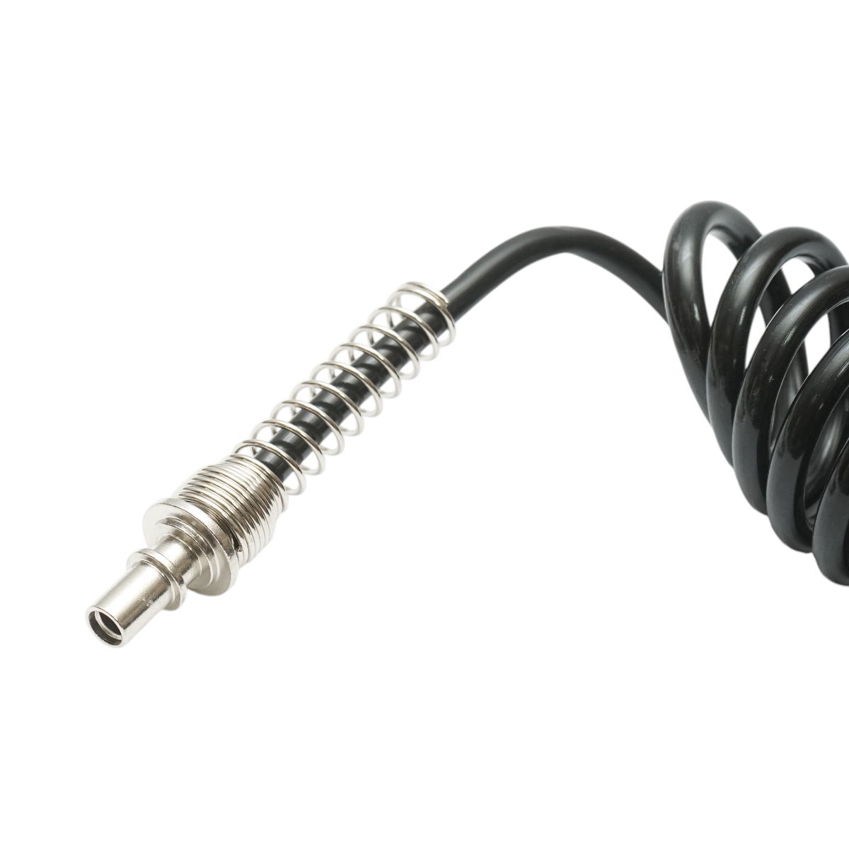 Pistol suflat aer comprimat cu duza 120mm, furtun spiralat 5m si cupla rapida tata 1/4 - imagine 4