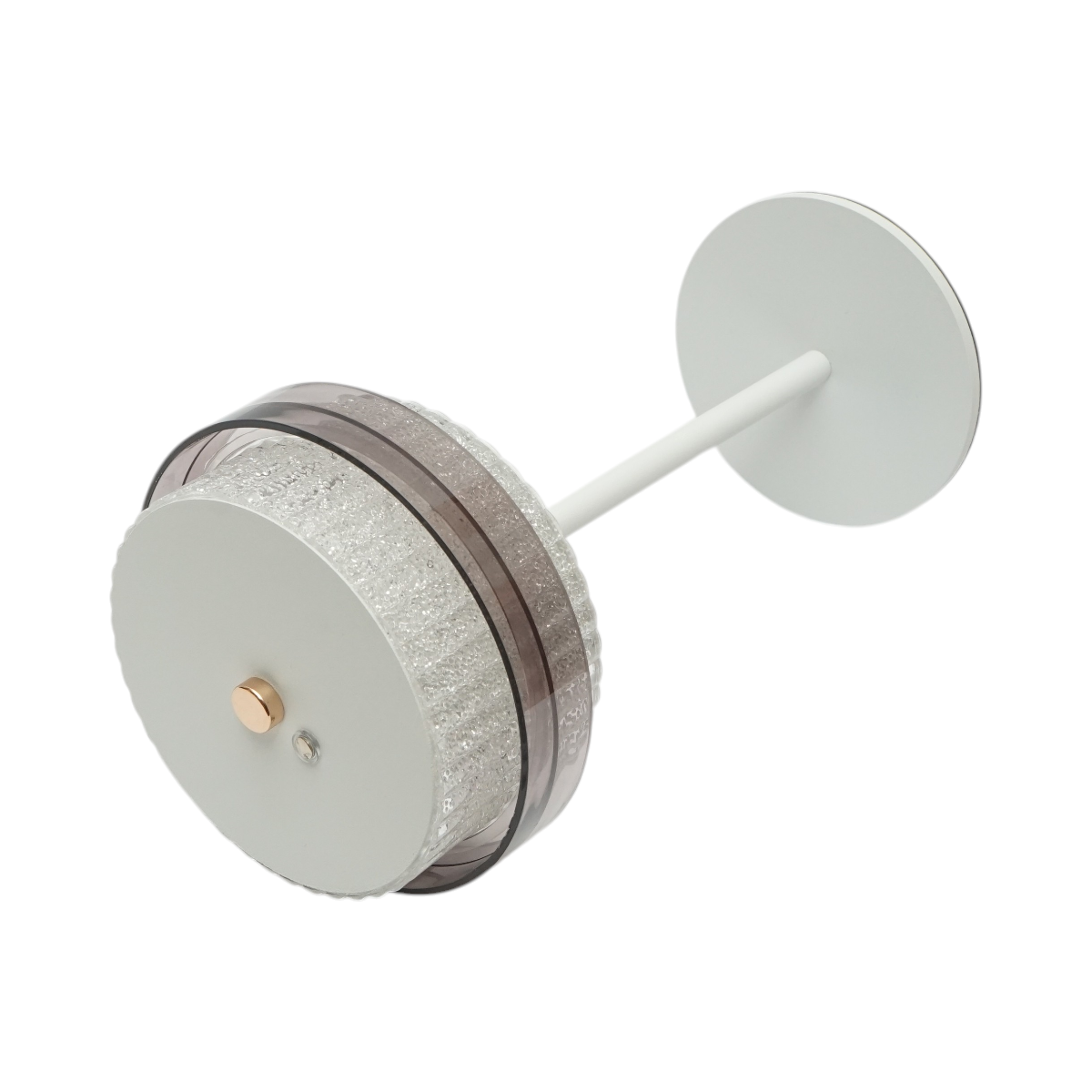 Lampa de masa touch LED 3W alba, baterie 3.7V/1800mAh, reincarcabila USB 5V/2A IP20 - imagine 4