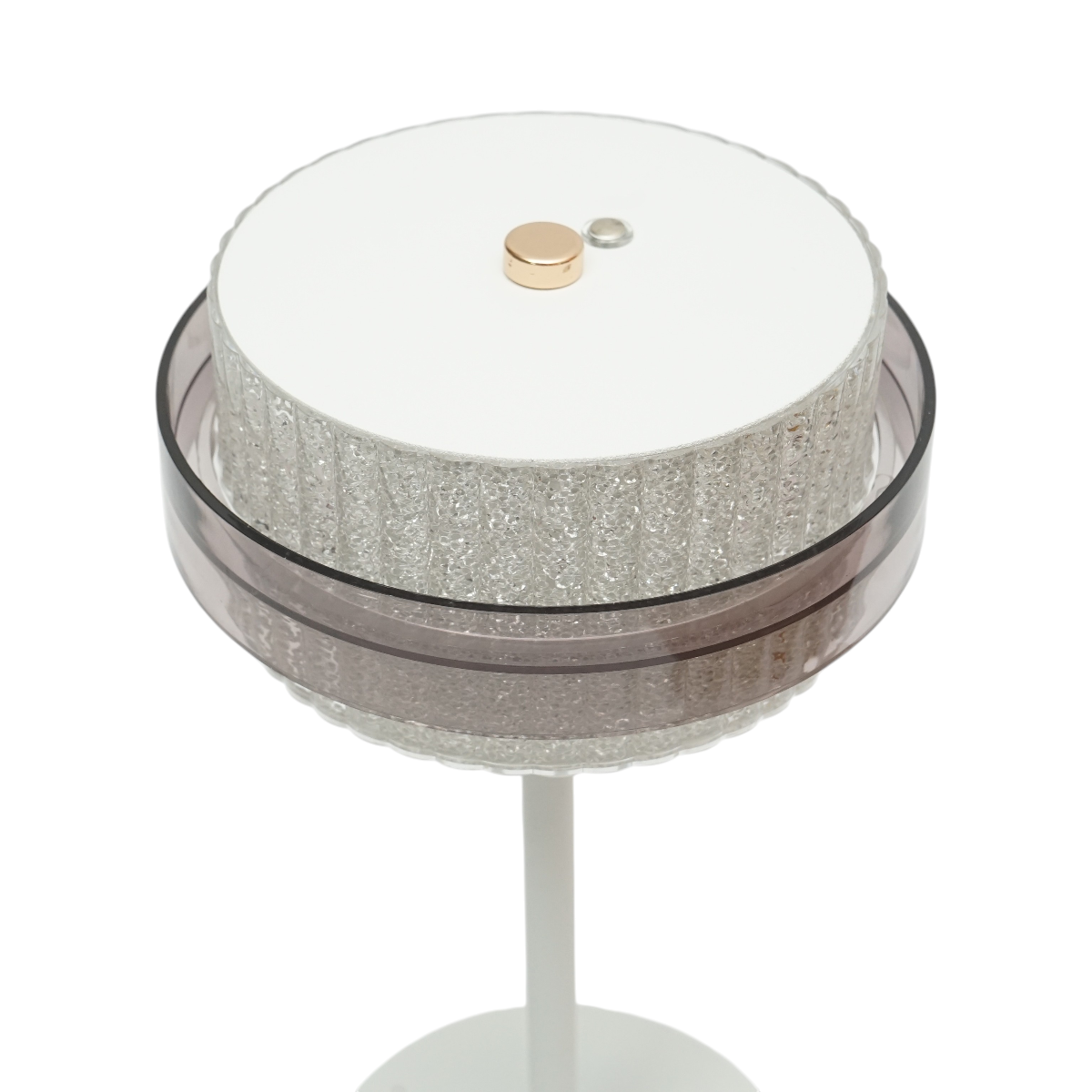 Lampa de masa touch LED 3W alba, baterie 3.7V/1800mAh, reincarcabila USB 5V/2A IP20 - imagine 3