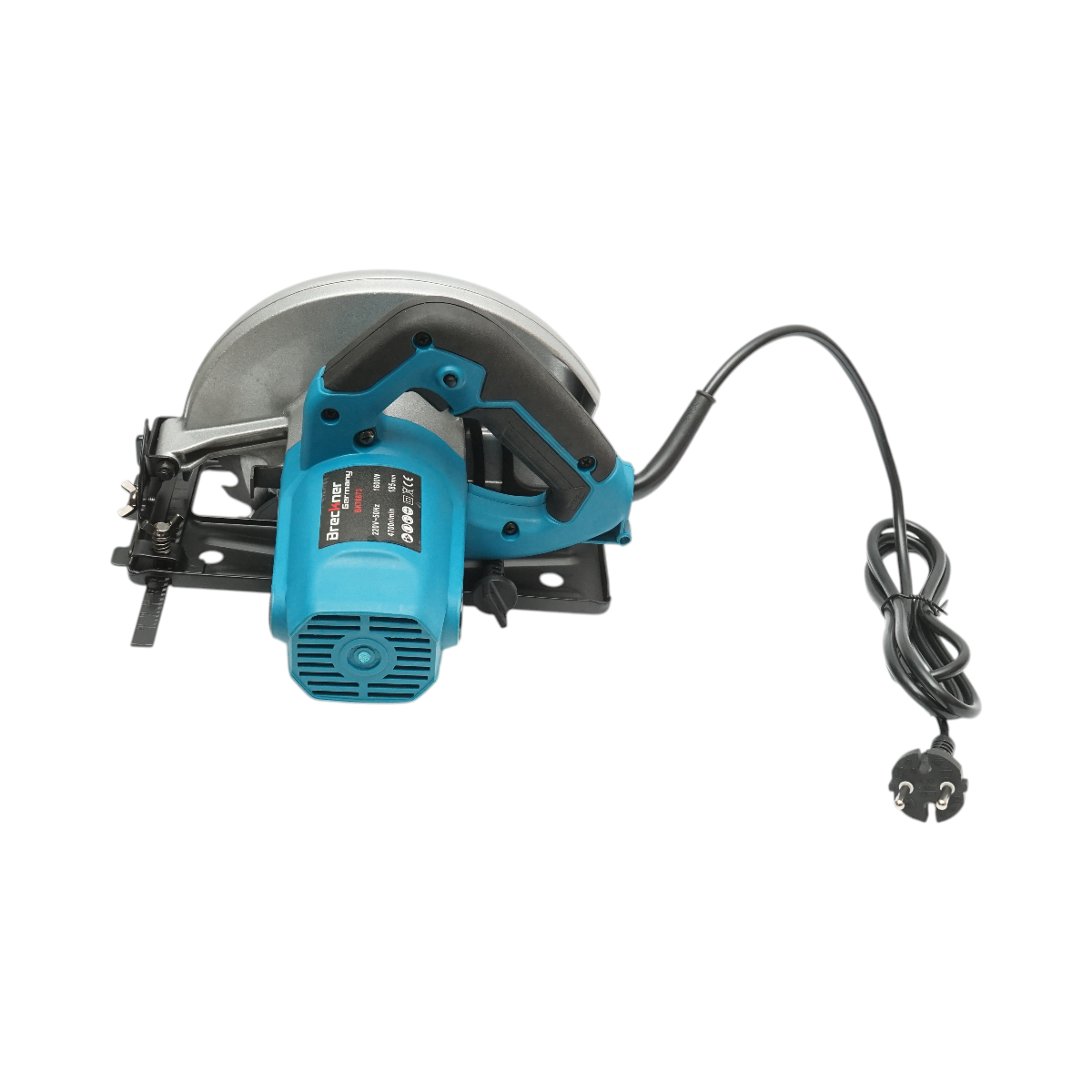 Fierastrau circular de mana 1600W, 220V, disc 185mm, taiere unghi 0-45°, turatie 4700rpm Breckner Germany - imagine 5