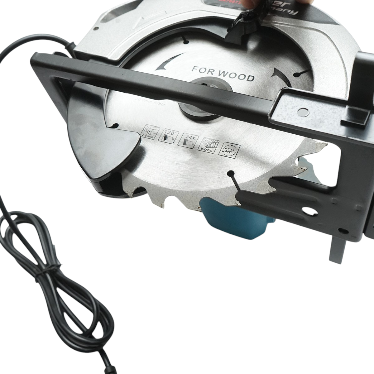 Fierastrau circular de mana 1600W, 220V, disc 185mm, taiere unghi 0-45°, turatie 4700rpm Breckner Germany - imagine 6