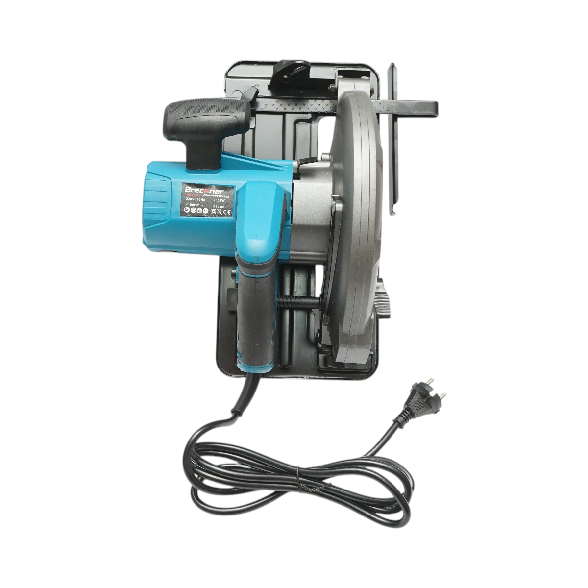 Fierastrau circular de mana 2000W, 220V, disc 235mm, taiere unghi 0-45°, turatie 4100rpm Breckner Germany - imagine 5