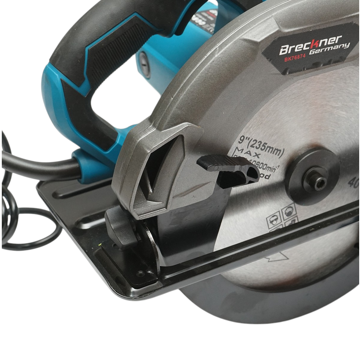 Fierastrau circular de mana 2000W, 220V, disc 235mm, taiere unghi 0-45°, turatie 4100rpm Breckner Germany - imagine 7