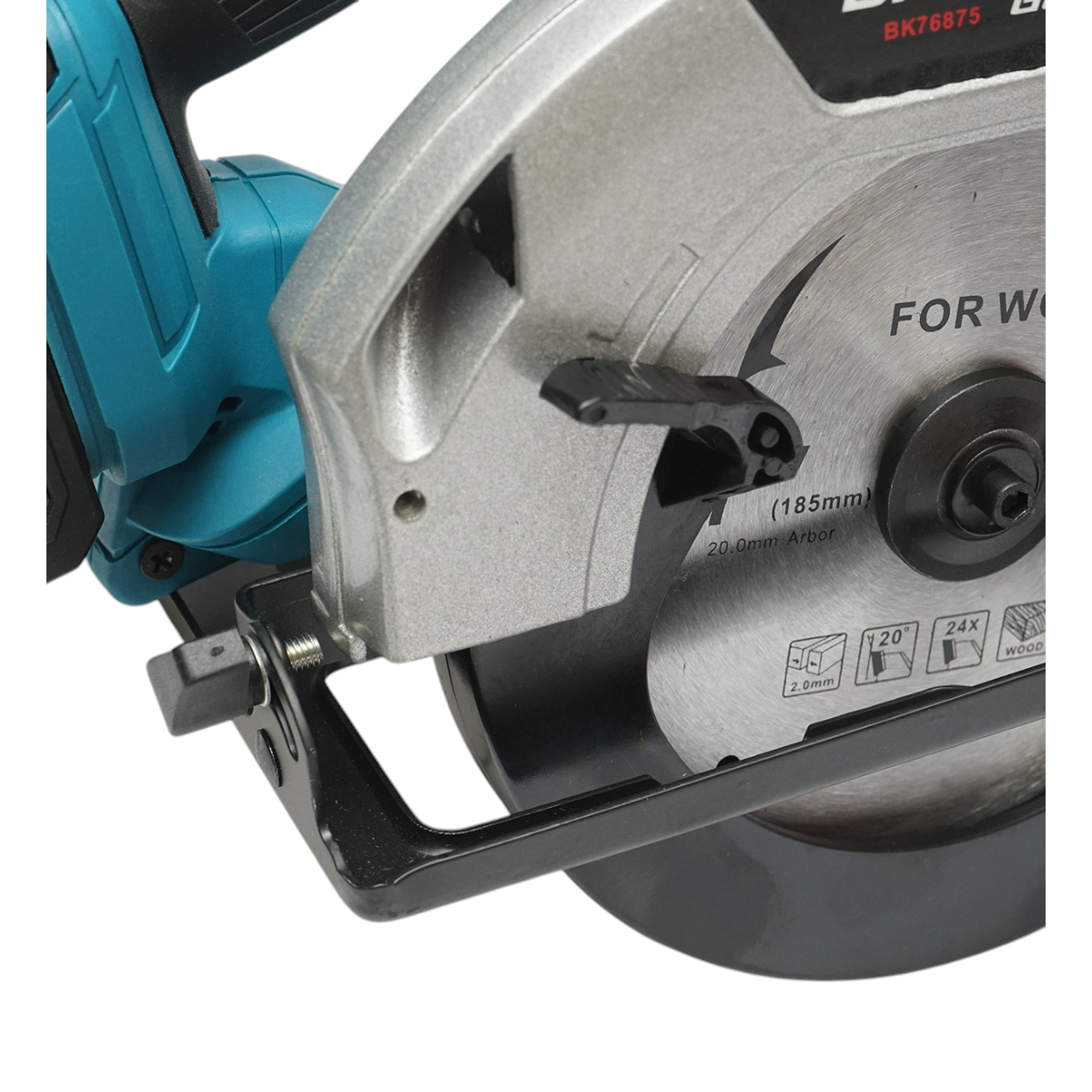 Fierastrau circular de mana 1000W cu 2 baterii litiu 21V/1.5Ah, disc 185mm, taiere unghi 0-45°, turatie 3900rpm Breckner Germany - imagine 7