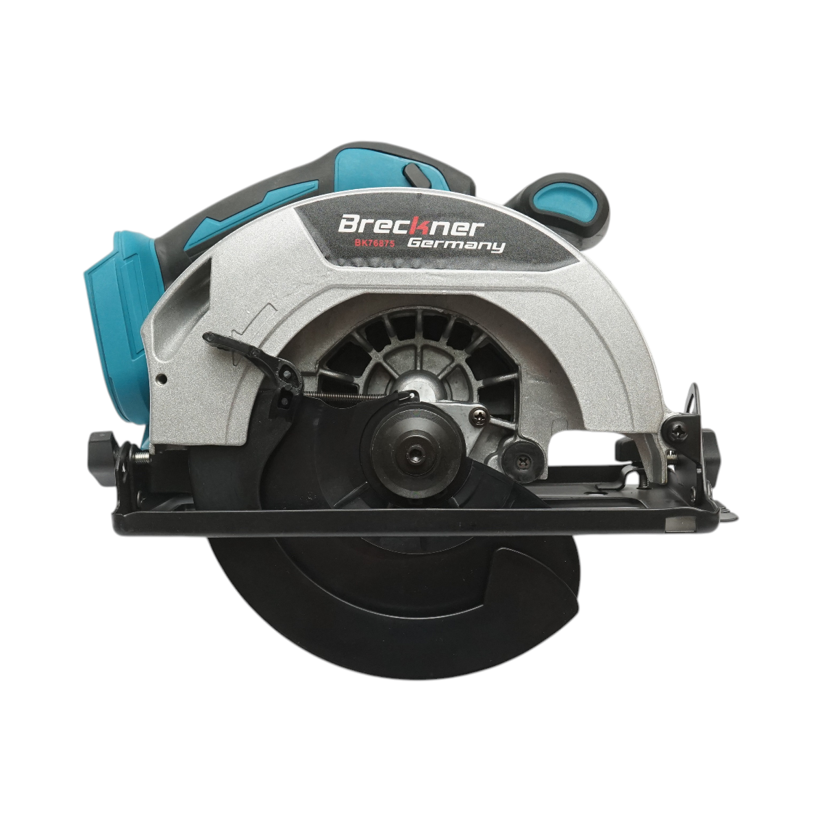 Fierastrau circular de mana 1000W cu 2 baterii litiu 21V/1.5Ah, disc 185mm, taiere unghi 0-45°, turatie 3900rpm Breckner Germany - imagine 3