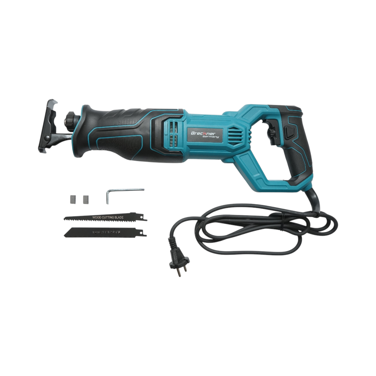 Fierastrau electric alternativ tip sabie 950W, 220V, cursa 20mm, turatie 0-3000rpm, 2 panze pentru lemn si metal Breckner Germany - imagine 3