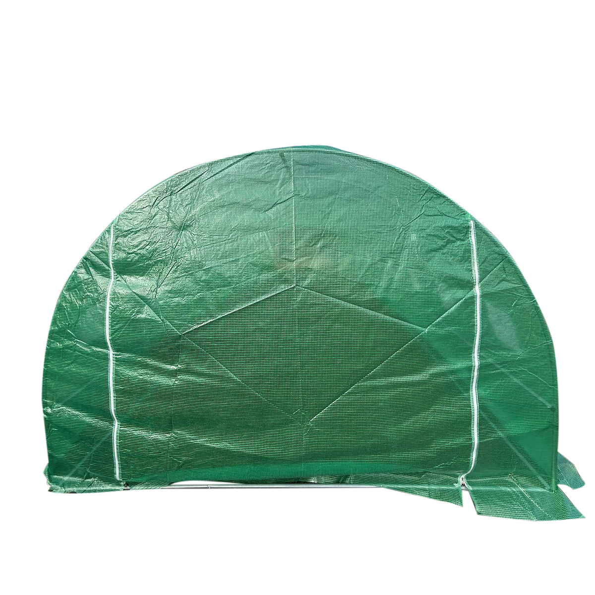 Solar de gradina 12000x400x230cm cu sistem irigare, folie verde PE cu plasa 180g/mp UV, 24 ferestre, 2 usi, teava otel galvanizat 25mm - imagine 5
