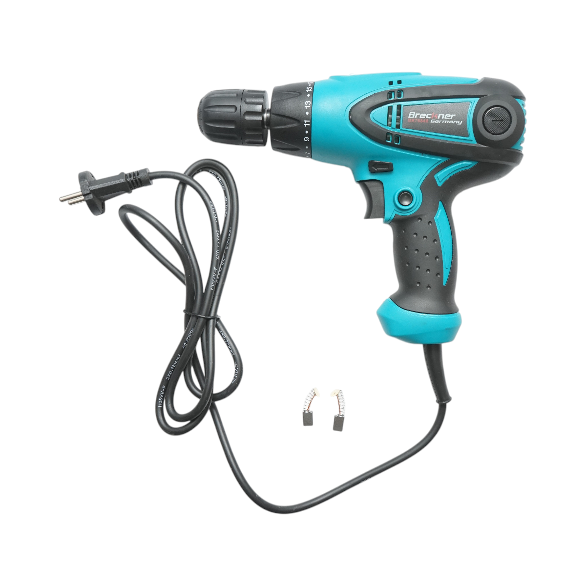 Masina de gaurit si insurubat cu indicator LED 350W, 220V, cuplu 20Nm, mandrina rapida 10mm, turatie 0-1000rpm Breckner Germany - imagine 2