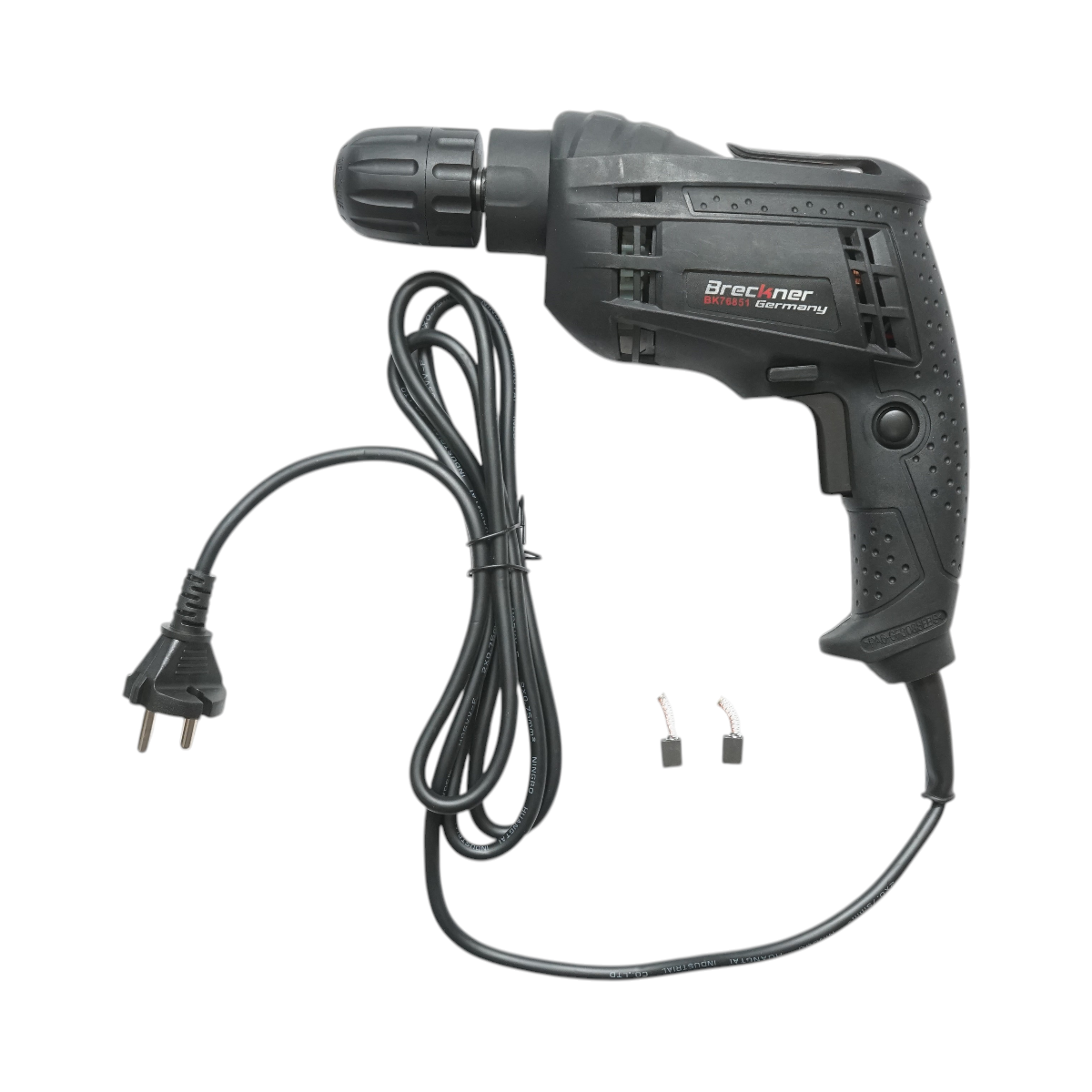 Masina de gaurit si insurubat 500W, 220V, mandrina 10mm, turatie 4000rpm Breckner Germany - imagine 2