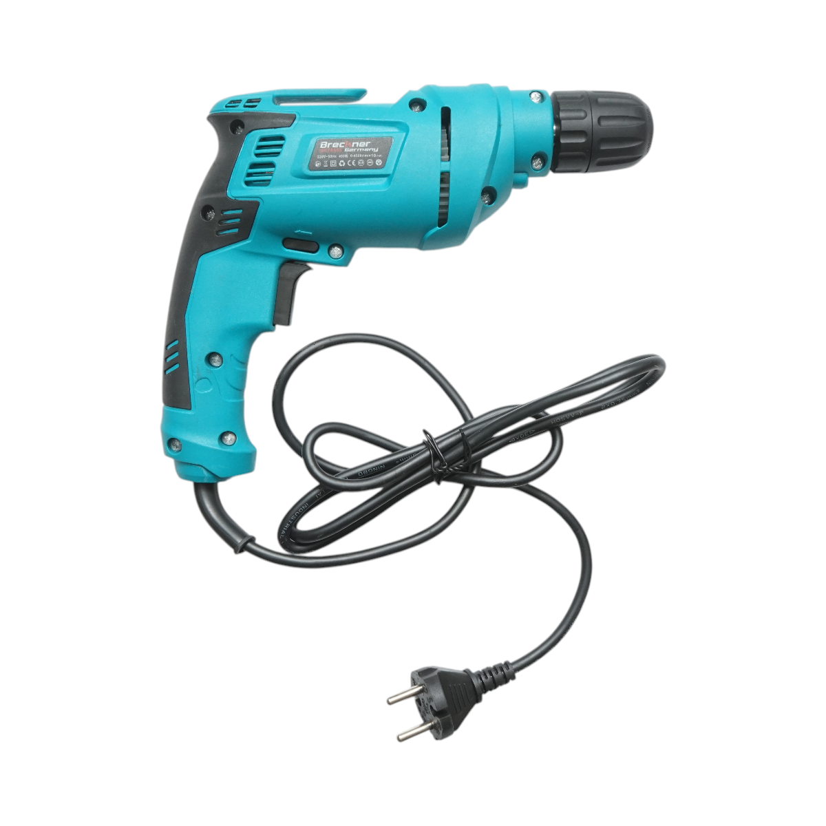 Masina de gaurit si insurubat 400W, 220V, mandrina 10mm, turatie 4500rpm Breckner Germany - imagine 3