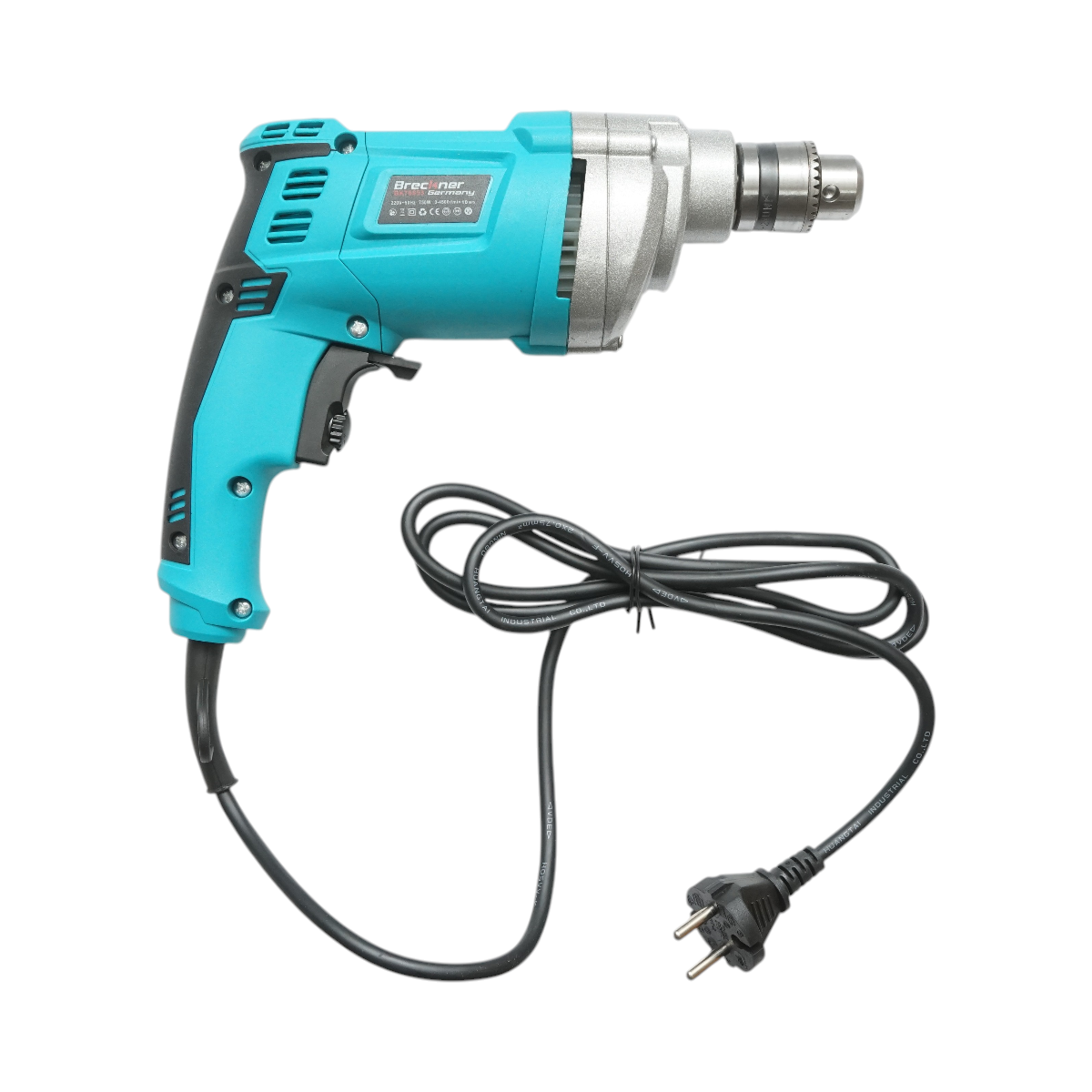 Masina de gaurit si insurubat 750W, 220V, mandrina 10mm, turatie 4500rpm Breckner Germany - imagine 3