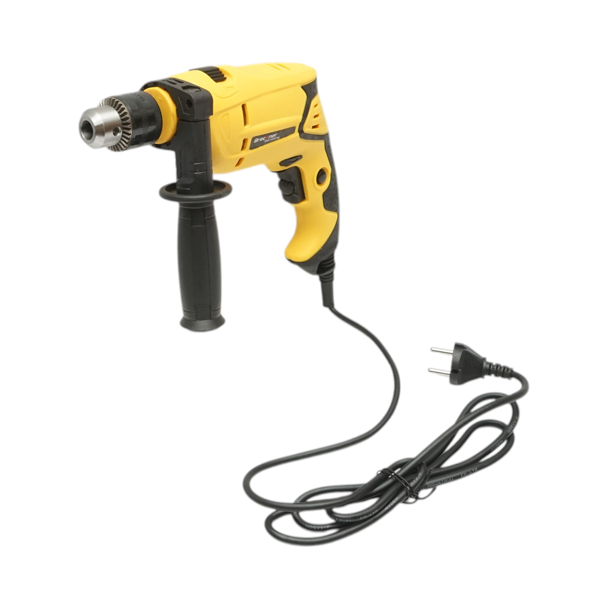 Trusa bormasina cu percutie 600W, 220V, mandrina 13mm, turatie 3300rpm cu scule si unelte 38 piese Breckner Germany - imagine 2