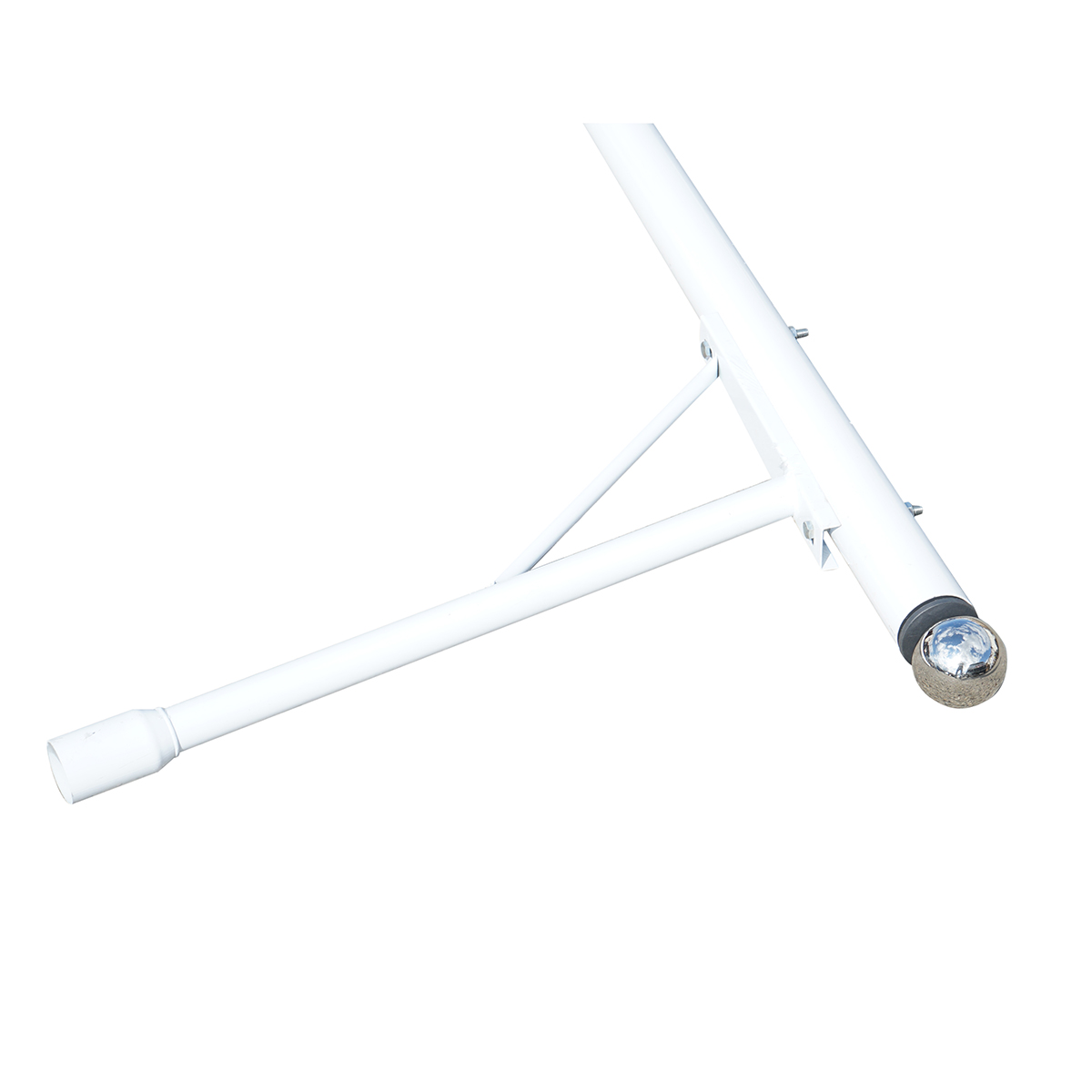 Stalp iluminat 5m din otel cu brat orizontal si flansa montare beton - imagine 7