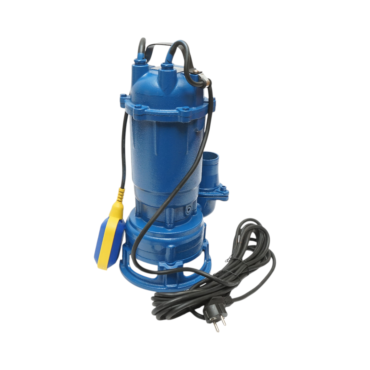 Pompa apa murdara, drenaj submersibila cu flotor si tocator 750W, 220V, debit 300L/min, H10m WQDS15-8-0.75F Breckner Germany - imagine 2
