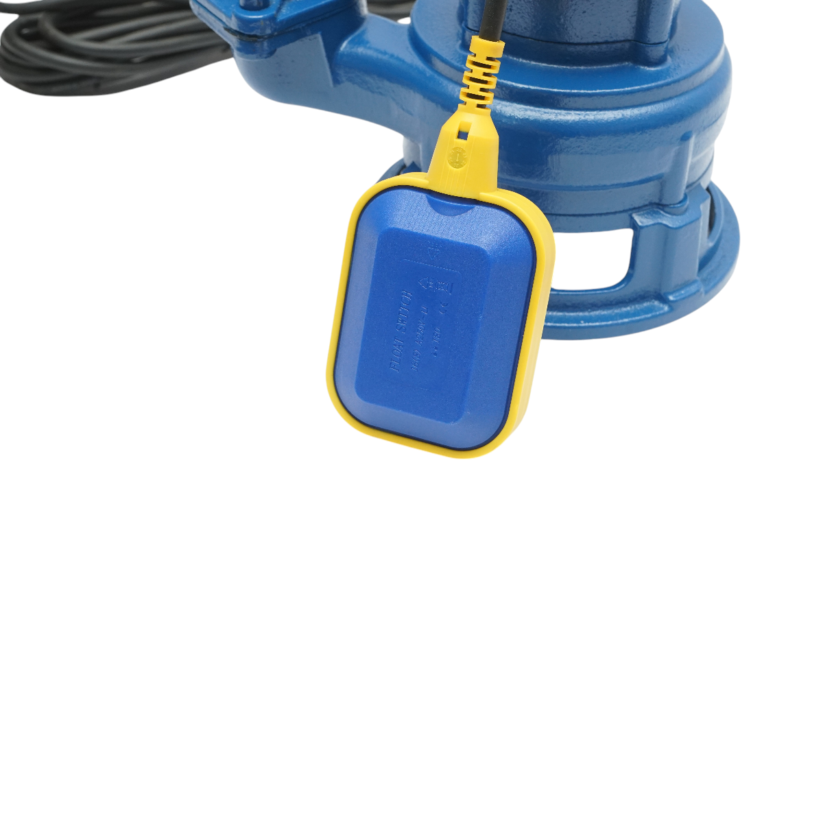 Pompa apa murdara, drenaj submersibila cu flotor si tocator 750W, 220V, debit 300L/min, H10m WQDS15-8-0.75F Breckner Germany - imagine 7