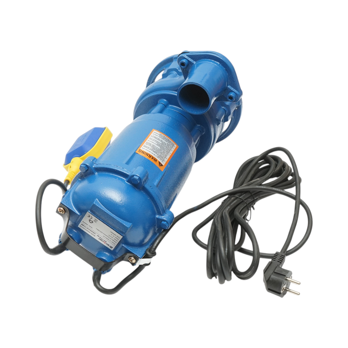 Pompa apa murdara, drenaj submersibila cu flotor si tocator 750W, 220V, debit 300L/min, H10m WQDS15-8-0.75F Breckner Germany - imagine 4