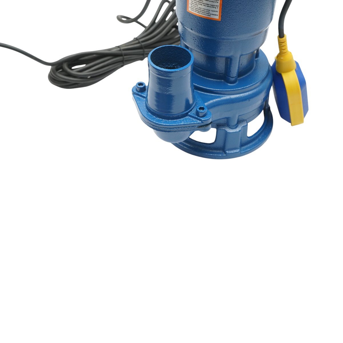 Pompa apa murdara, drenaj submersibila cu flotor si tocator 750W, 220V, debit 300L/min, H10m WQDS15-8-0.75F Breckner Germany - imagine 6