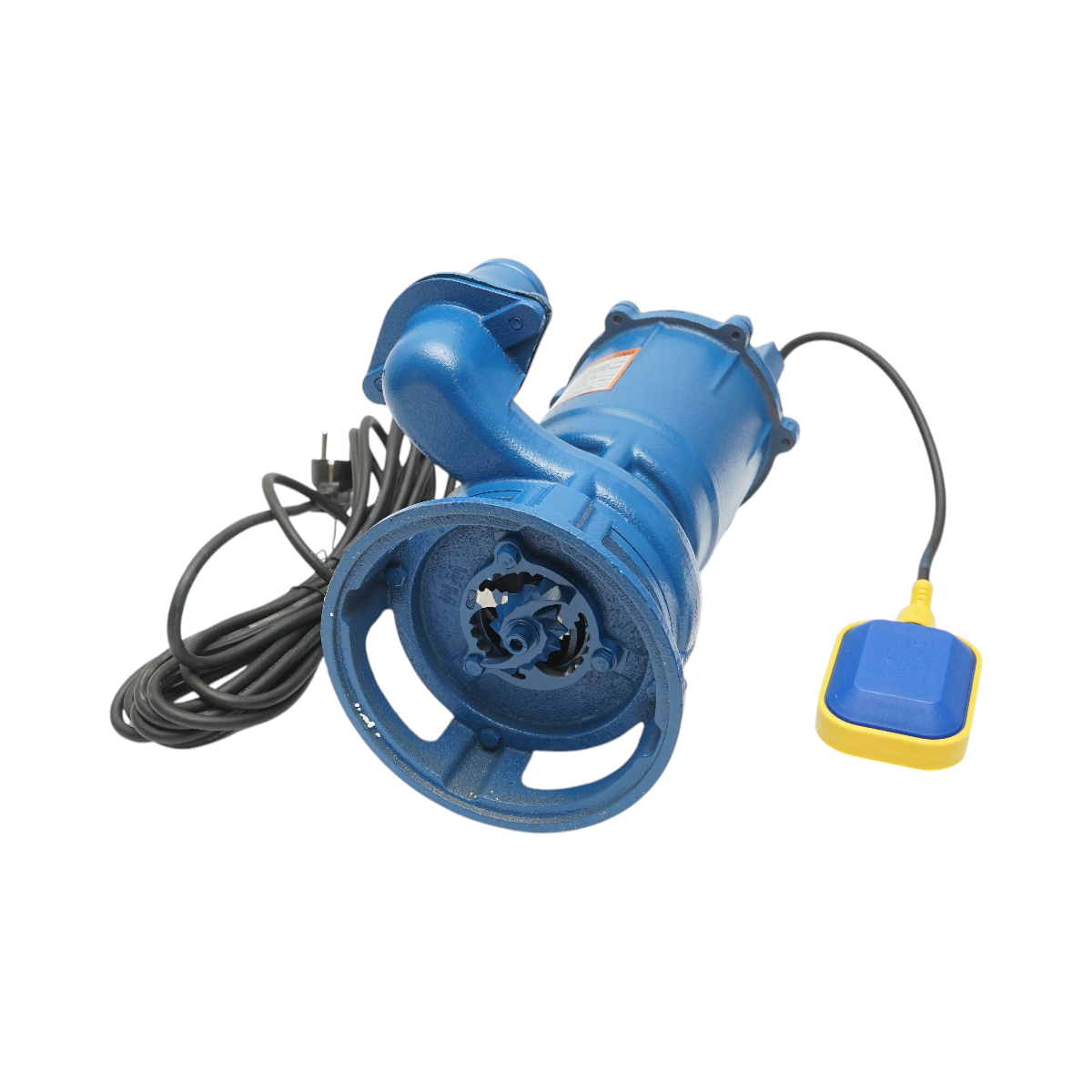 Pompa apa murdara, drenaj submersibila cu flotor si tocator 750W, 220V, debit 300L/min, H10m WQDS15-8-0.75F Breckner Germany - imagine 3