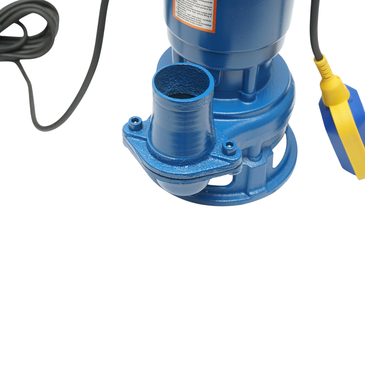 Pompa apa murdara, drenaj submersibila cu flotor si tocator 5500W, 220V, debit 233L/min, H8m WQDS15-8-0.55F Breckner Germany - imagine 6