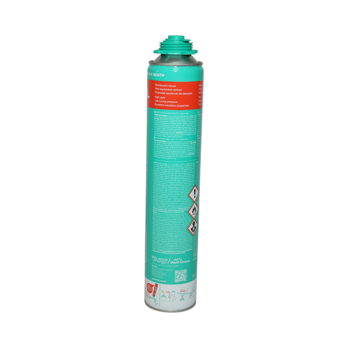 Spuma poliuretanica etansare usi si ferestre randament ridicat 750ml Penosil Installation Gunfoam PRO 55 156 - imagine 2