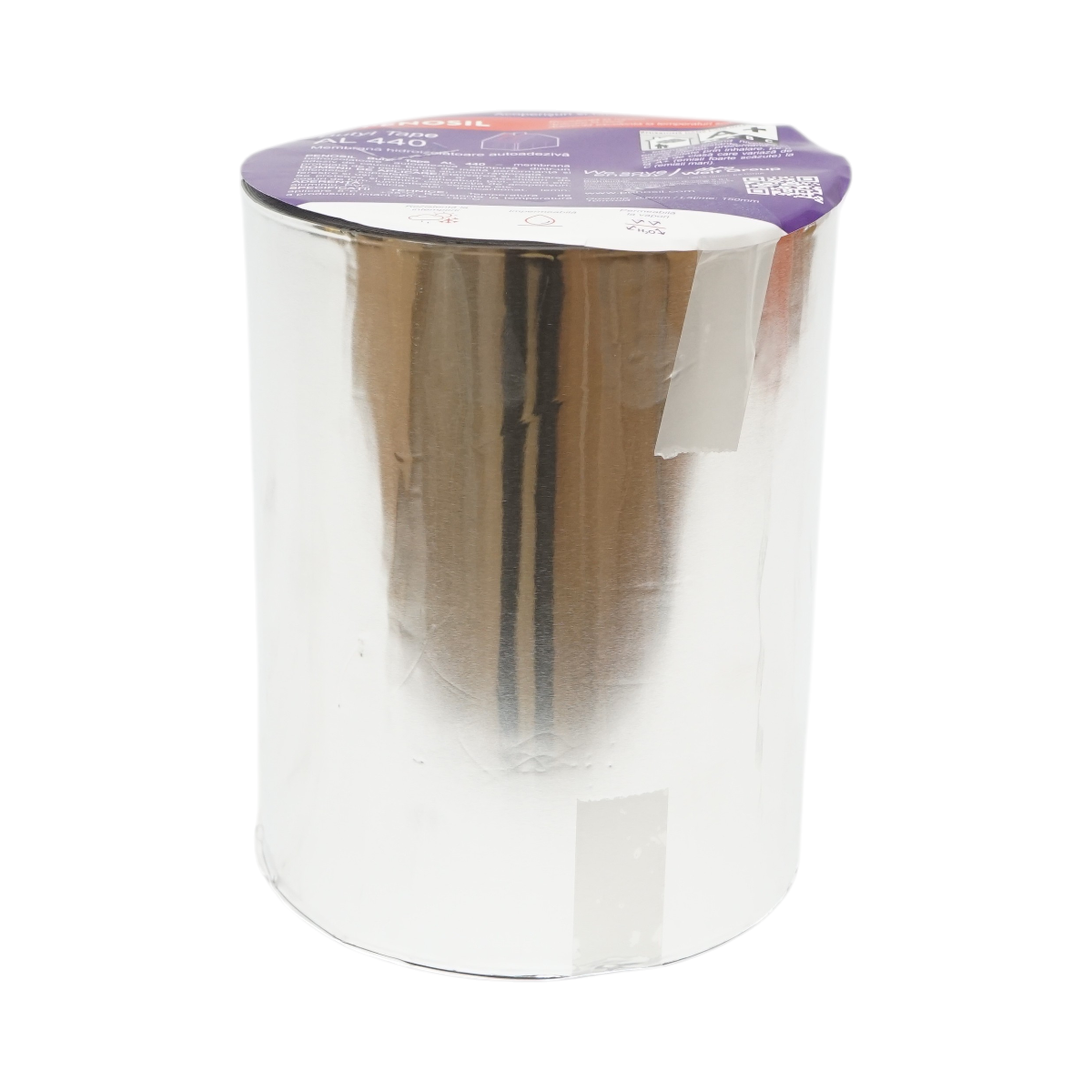Banda butilica hidroizolanta autoadeziva cu folie de aluminiu 0.6x150mmx10m Butyl Tape AL 440 Penosil