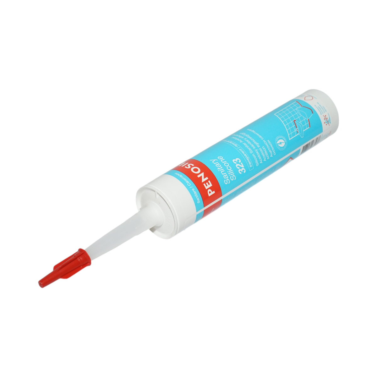 Silicon sanitar etansant transparent rezistent la mucegai 280ml Sanitary Silicone 323 Penosil - imagine 3