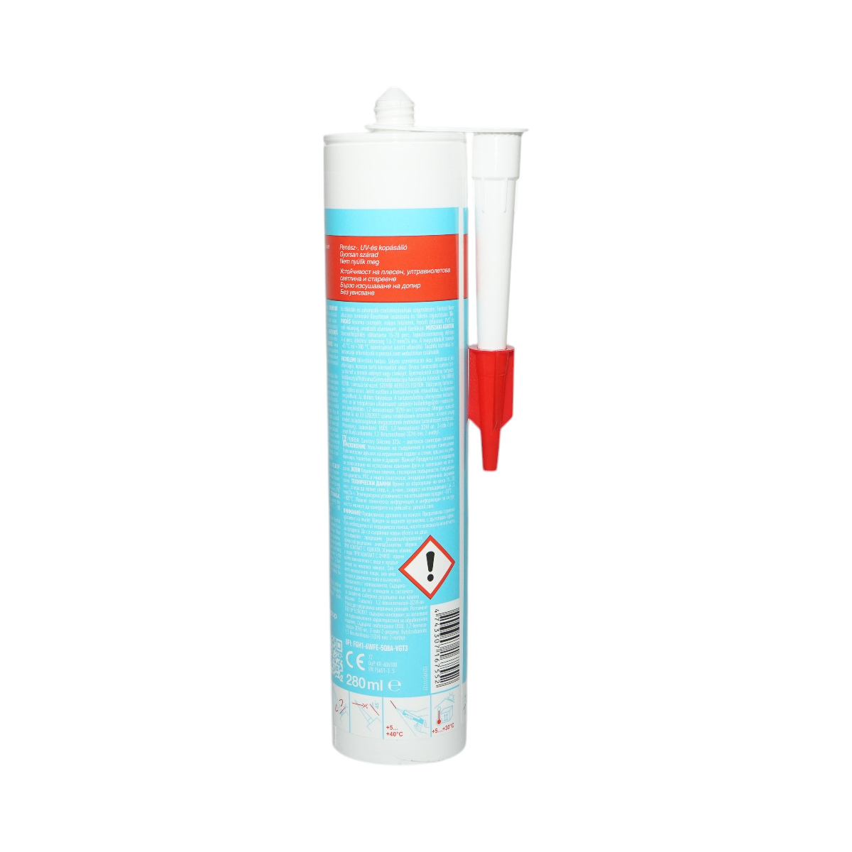 Silicon sanitar etansant alb rezistent la mucegai 280ml Sanitary Silicone 323 Penosil - imagine 2