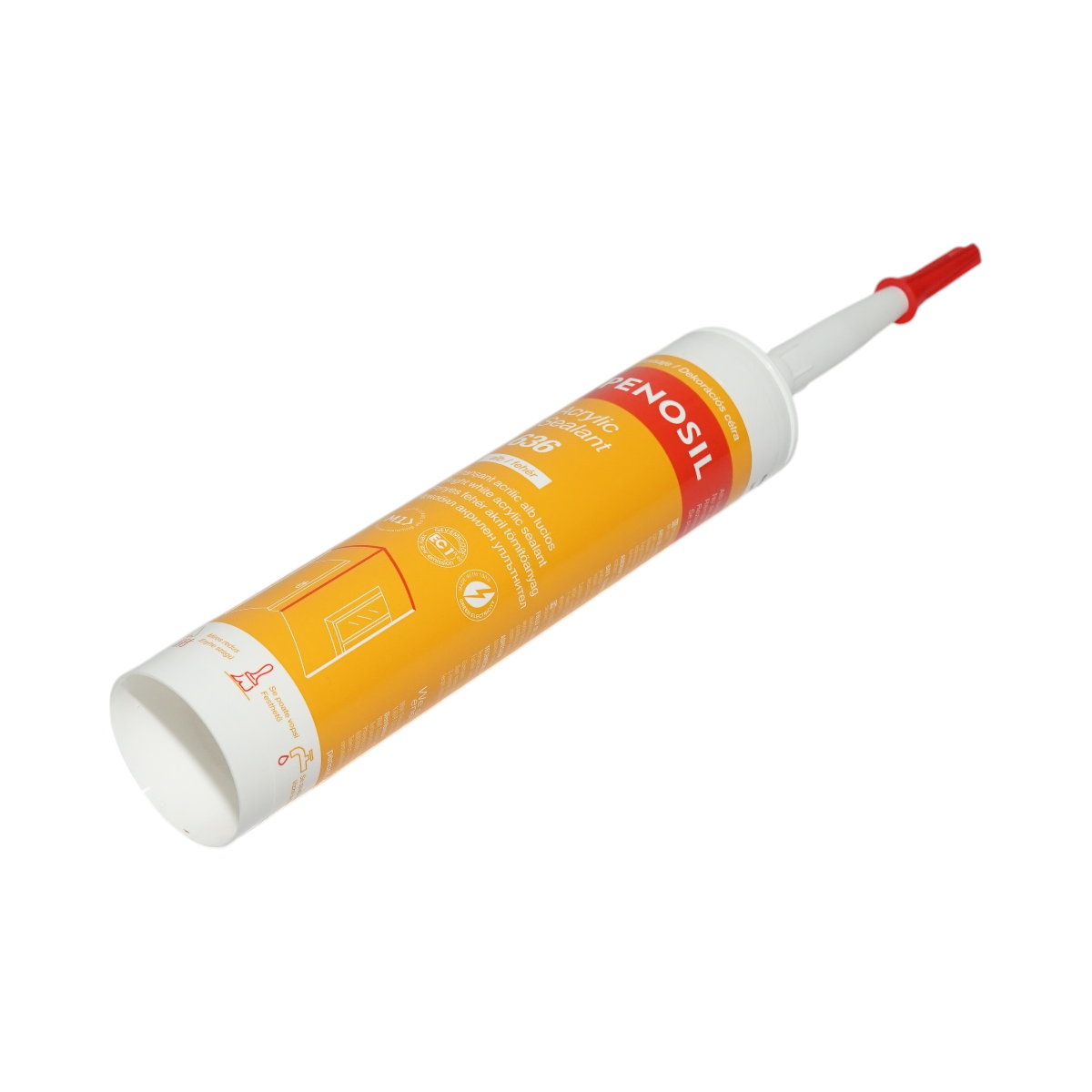 Silicon acrilic alb etansant vopsibil 280ml Acrylic Sealant 636 Penosil - imagine 4