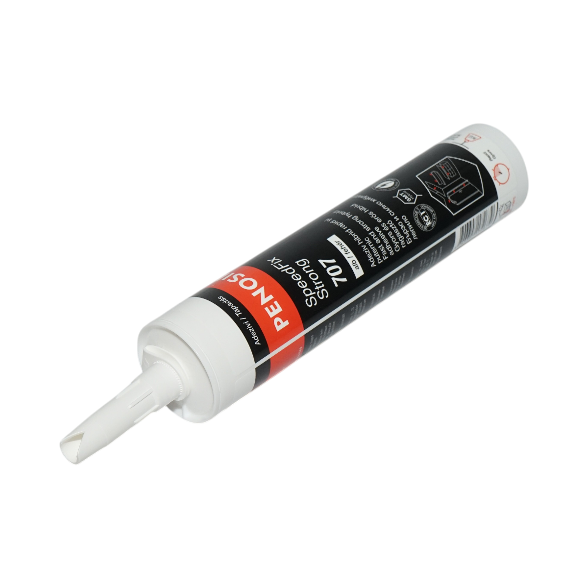 Adeziv multifunctional hibrid alb montare riflaje, panouri decorative 280ml SpeedFix Strong 707 Penosil - imagine 3