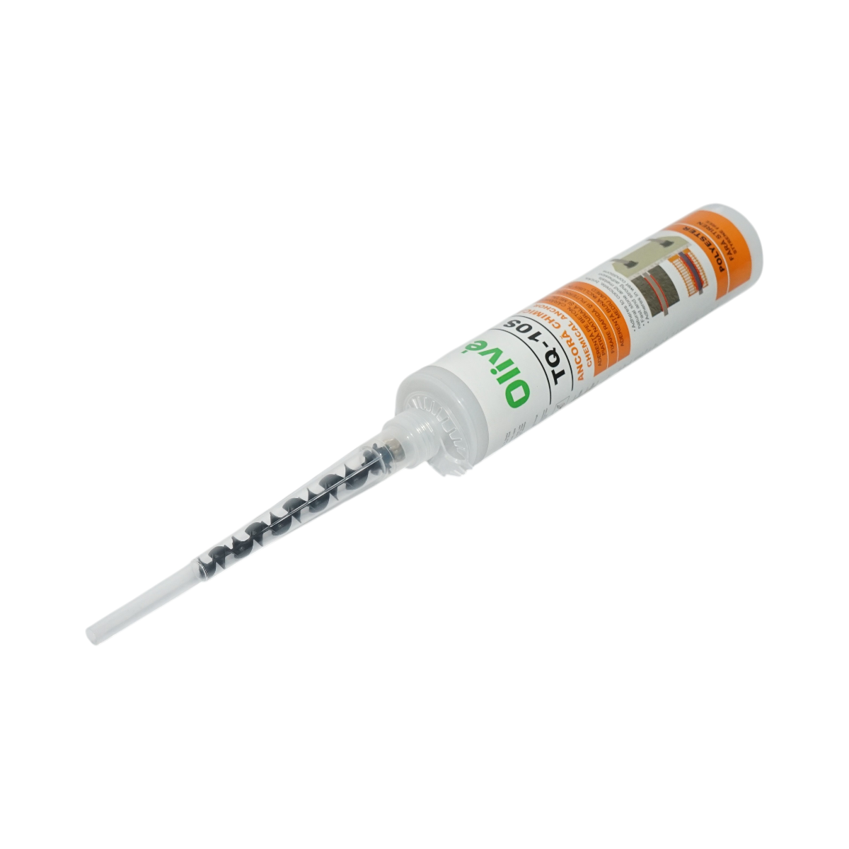 Ancora chimica fara stiren bicomponenta pe baza de rasina poliesterica gri 300ml OLIVE TQ-10S Penosil - imagine 3