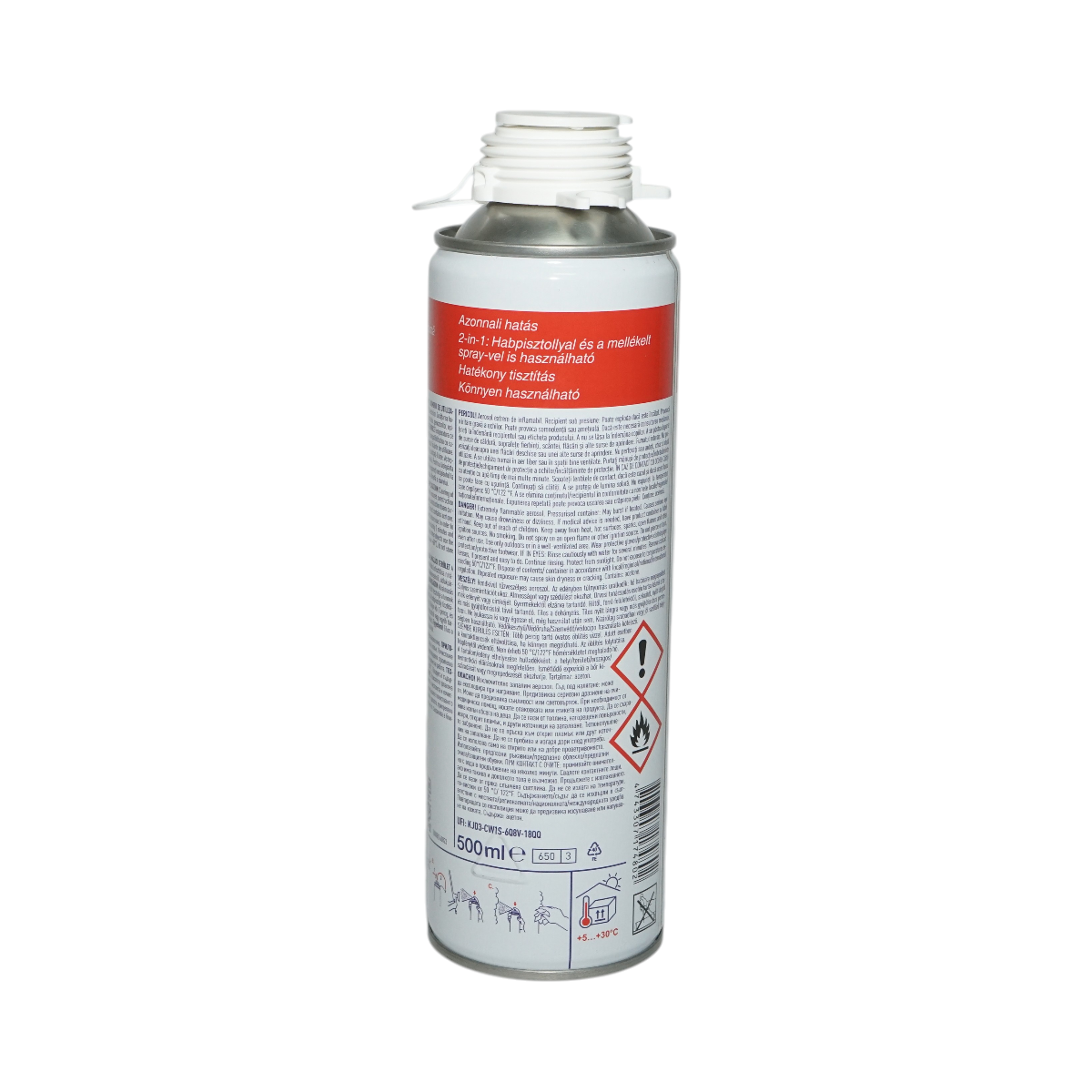 Agent curatare spuma poliuretanica neintarita 500ml Foam Cleaner 929 Penosil - imagine 2