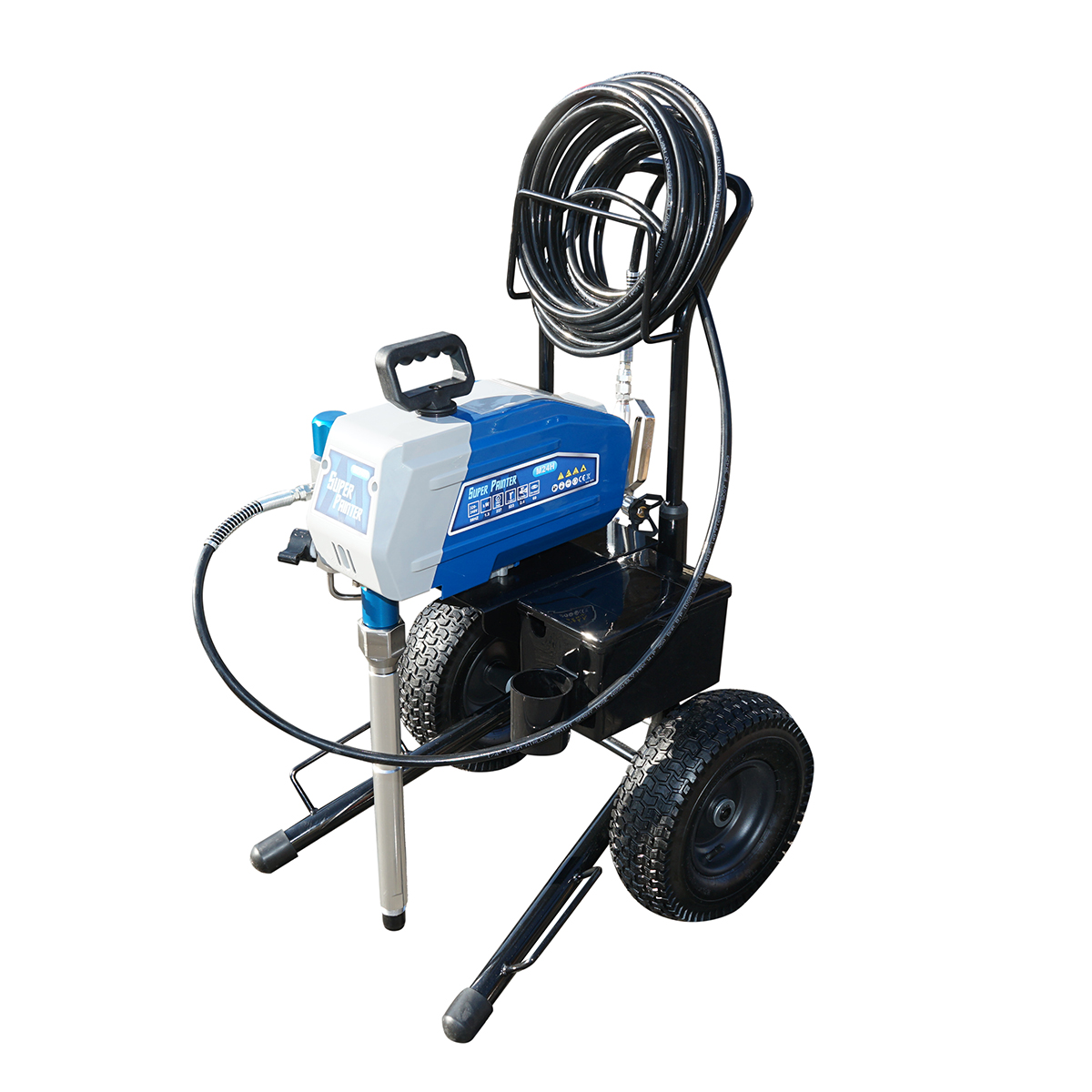 Pompa de vopsit airless profesionala cu piston si motor fara perii 1.3kW, 220V, debit 2.4 L/min, duza 517, presiune maxima 227 bar M24H - imagine 3