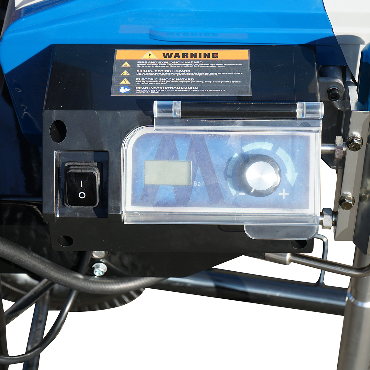 Pompa de vopsit airless profesionala cu piston si motor fara perii 1.3kW, 220V, debit 2.4 L/min, duza 517, presiune maxima 227 bar M24H - imagine 7