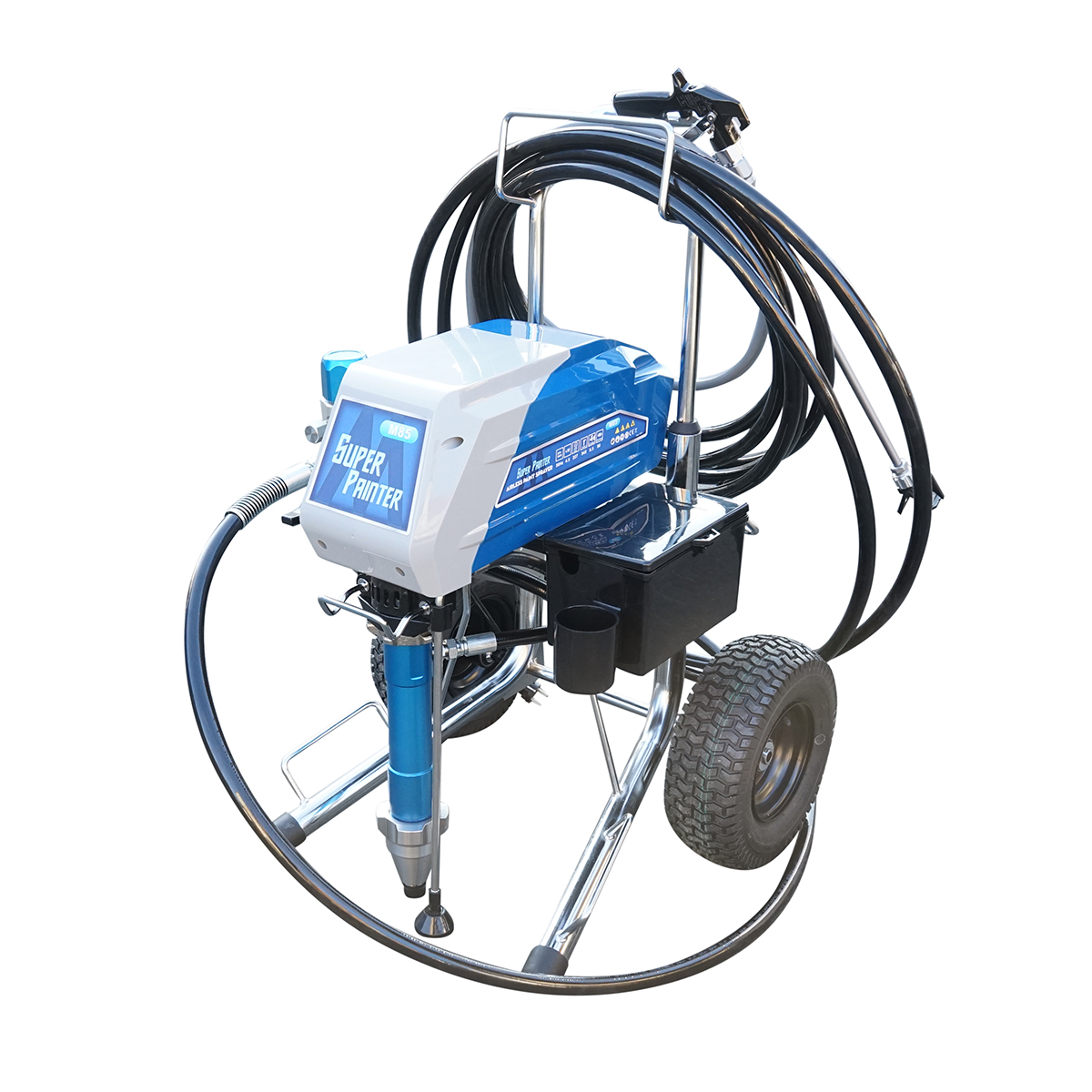 Pompa de vopsit airless profesionala cu piston si motor fara perii 4.5kW, 220V, debit 8.5 L/min, duza 517, presiune maxima 227 bar M85 - imagine 5