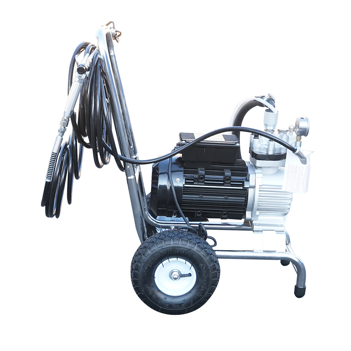 Pompa de vopsit airless profesionala cu membrana 2kW, 220V, debit 4 L/min, duza 521, presiune maxima 220 bar X D990 - imagine 5