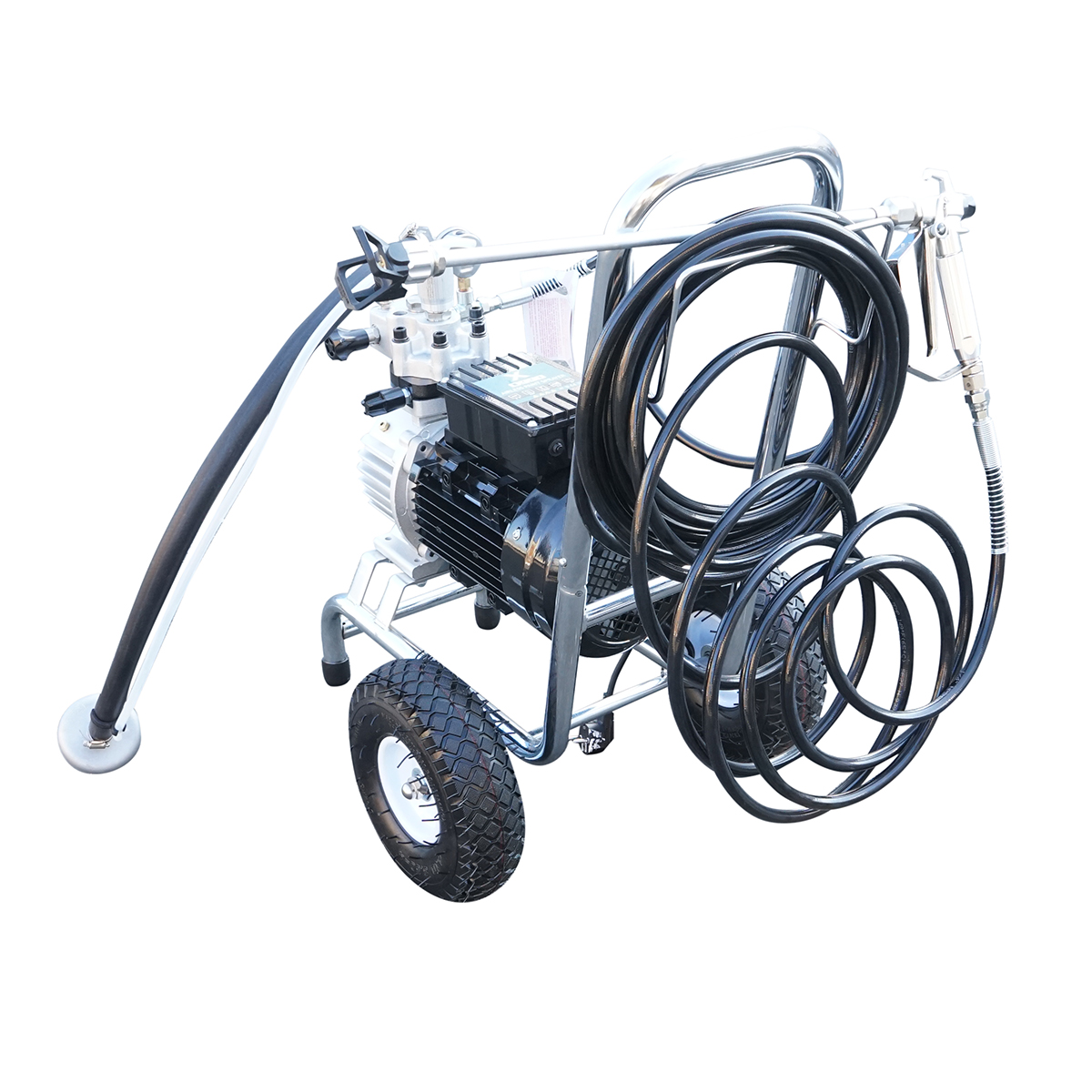 Pompa de vopsit airless profesionala cu membrana 2kW, 220V, debit 4 L/min, duza 521, presiune maxima 220 bar X D990 - imagine 3