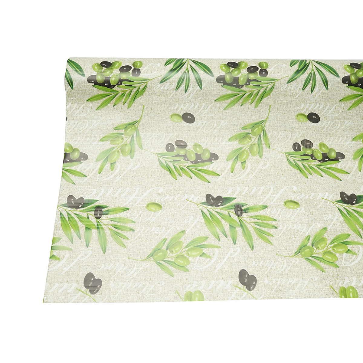 Rola fata de masa decorativa PVC 1.37x20m, grosime 0.18mm, textil 45 g/mp, model mediteranean Breckner Germany - imagine 5