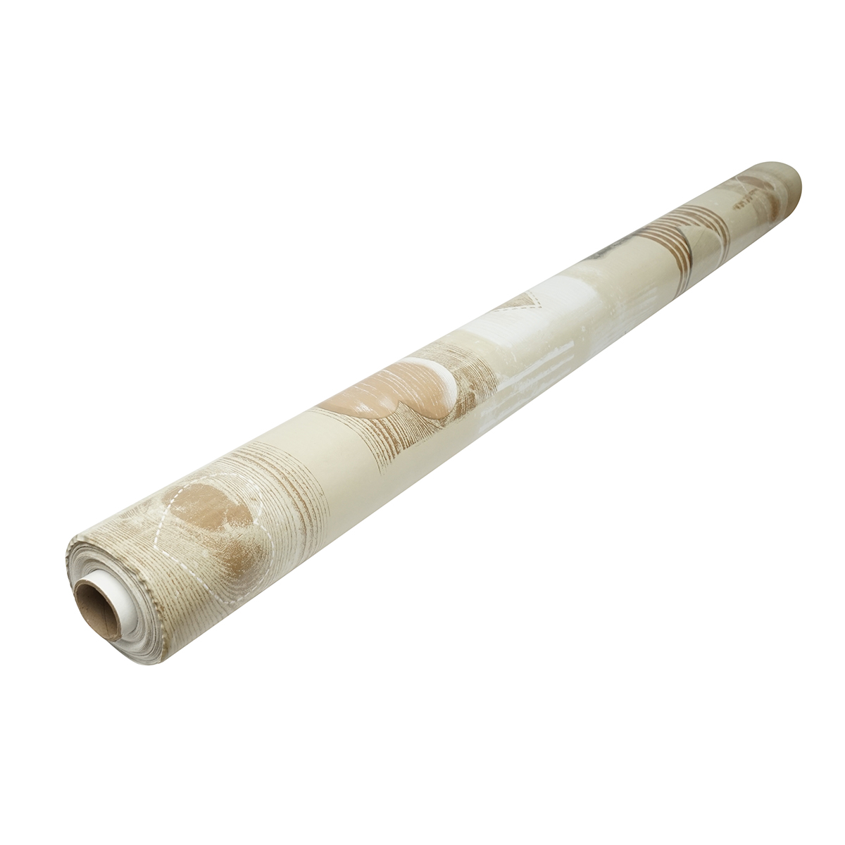 Rola fata de masa decorativa PVC 1.37x20m, grosime 0.18mm, textil 45 g/mp, model inimi crem Breckner Germany - imagine 4