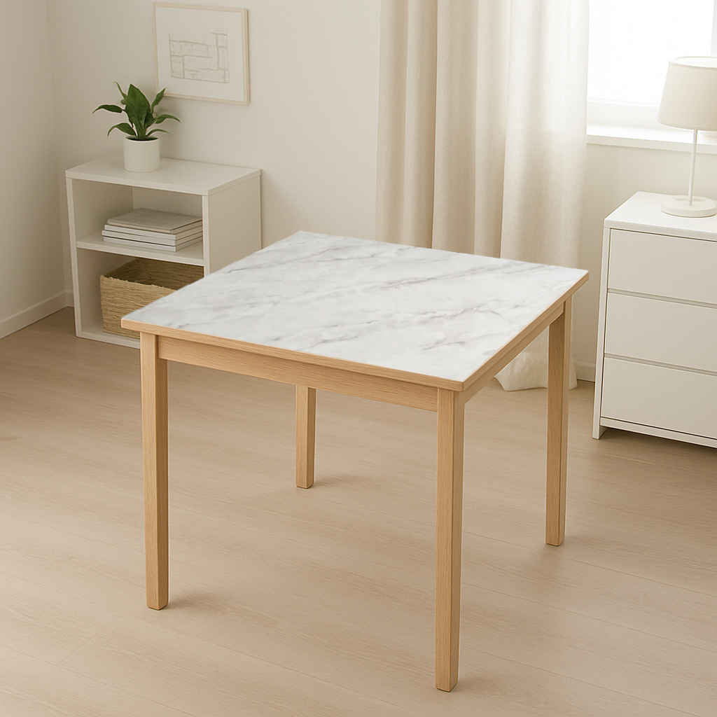 Folie protectie masa decorativa PVC siliconizat 100cm, grosime 0.8mm, model marmura gri 20m/rola Breckner Germany