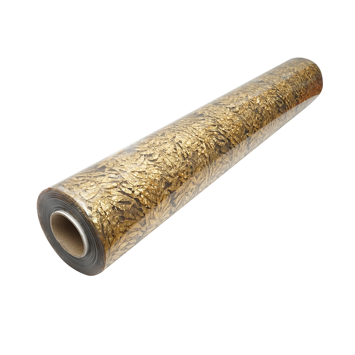 Folie protectie masa transparenta PVC siliconizat 100cm, grosime 0.8mm, model frunze 20m/rola Breckner Germany - imagine 5