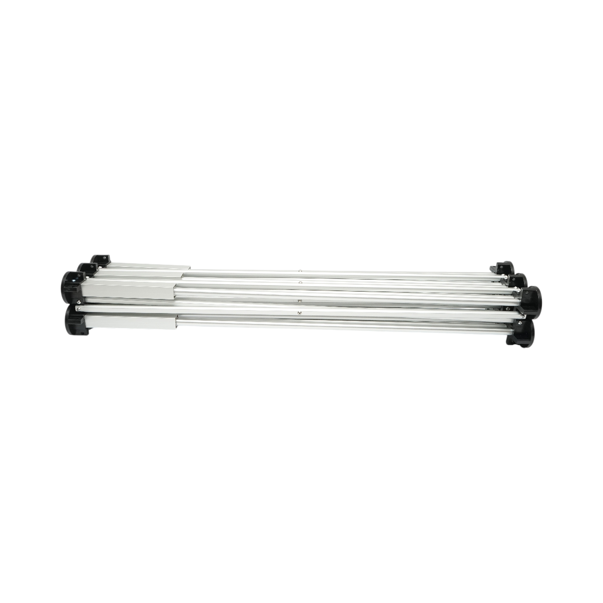 Masa de lucru pliabila tip acordeon cu 6 picioare, cadru din aluminiu 116x61x72cm - imagine 5