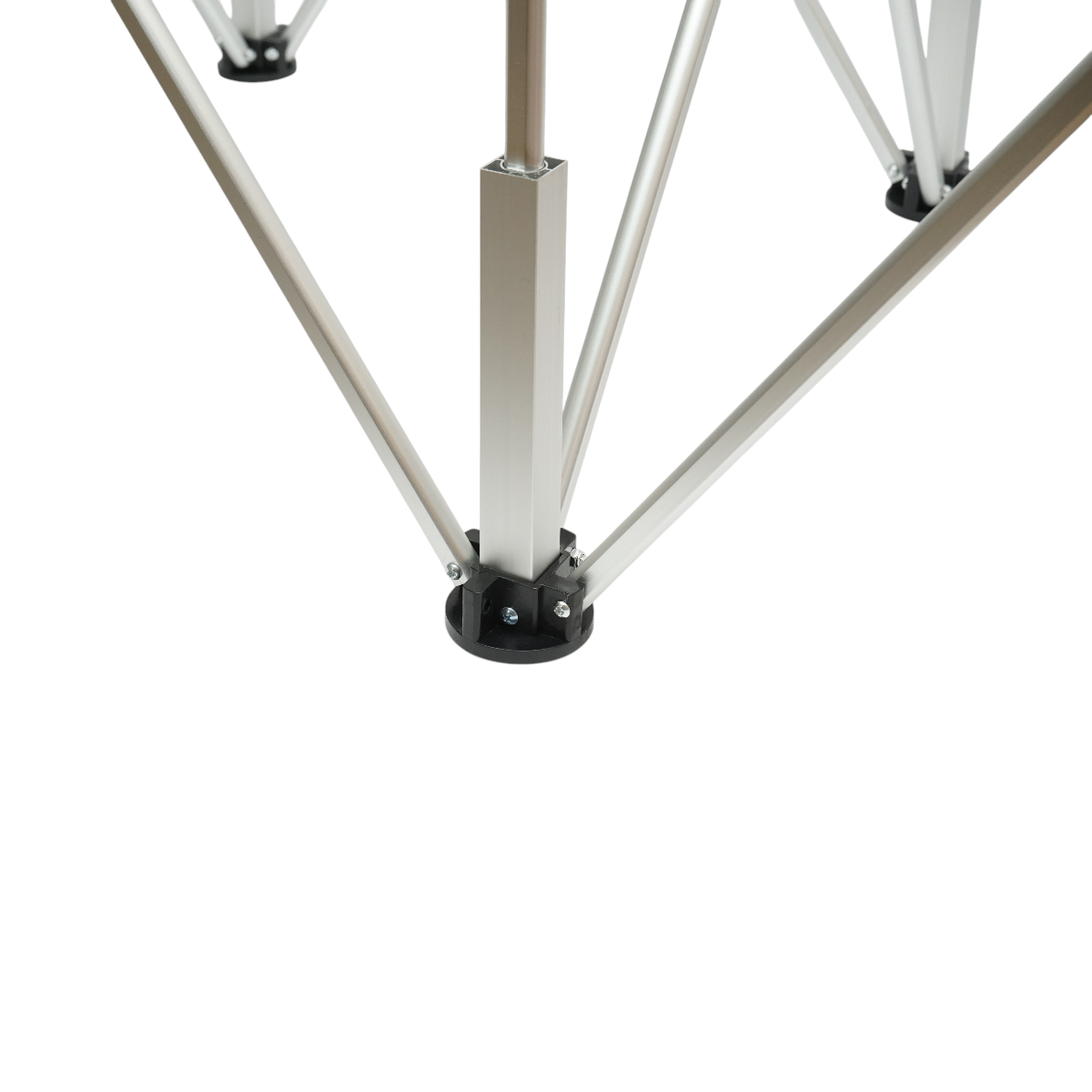 Masa de lucru pliabila tip acordeon cu 10 picioare, cadru din aluminiu 226x61x72cm - imagine 7