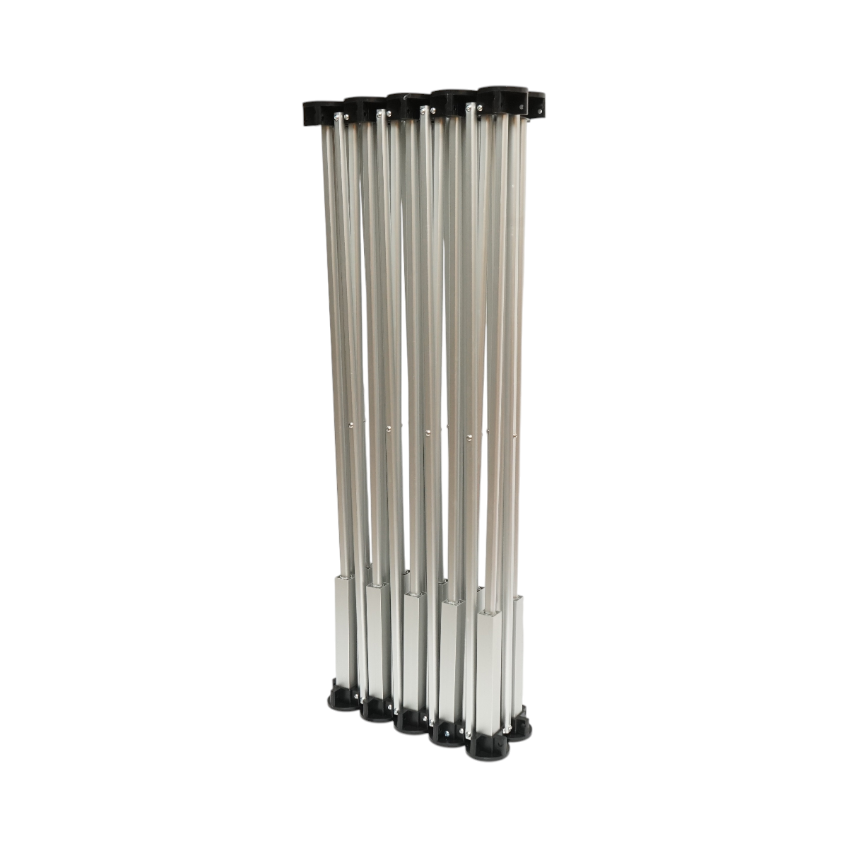 Masa de lucru pliabila tip acordeon cu 10 picioare, cadru din aluminiu 226x61x72cm - imagine 4