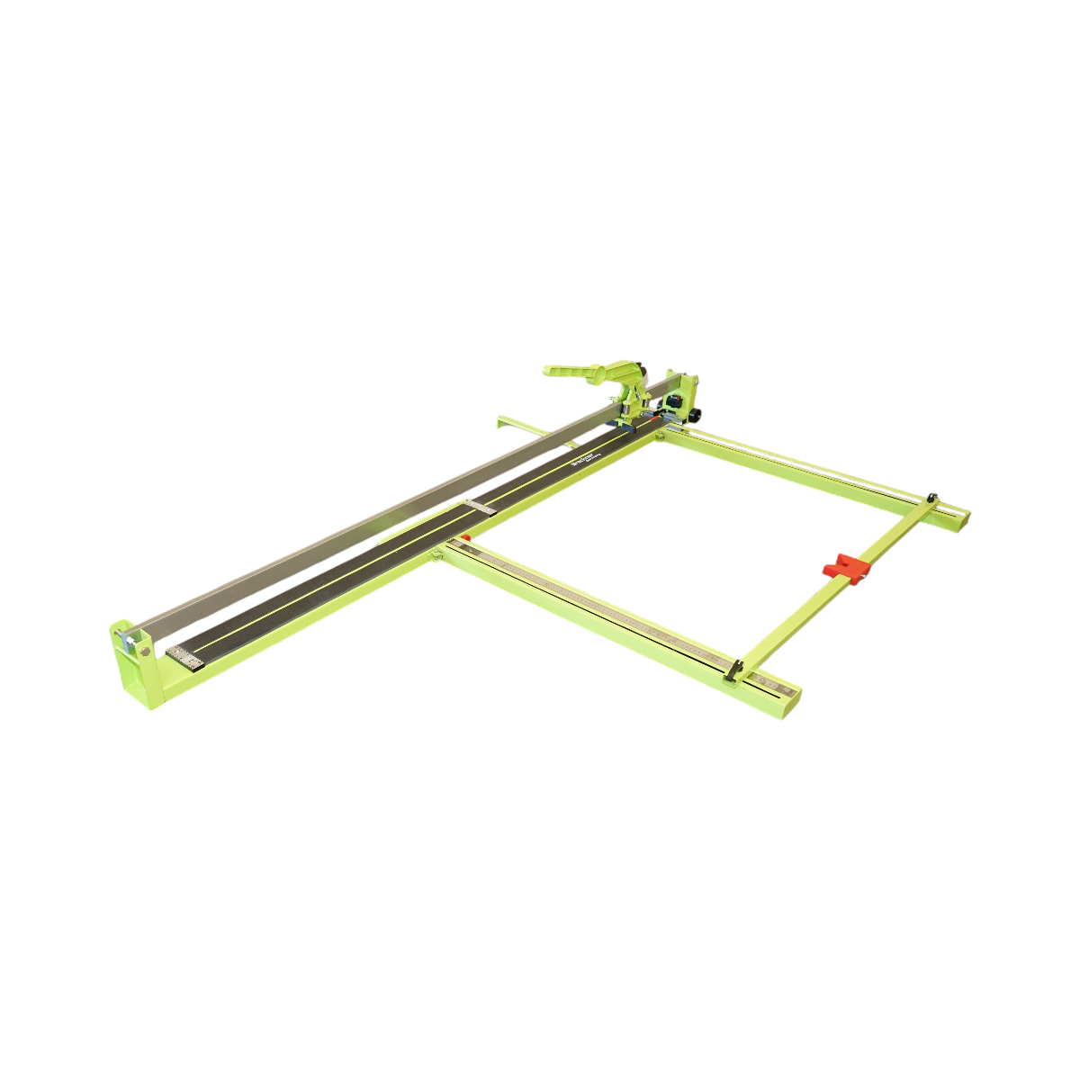 Masina profesionala de taiat gresie si faianta 1600mm, grosime 6-30mm, rulmenti de ghidaj, rezervor ulei si indicator laser Breckner Germany - imagine 2